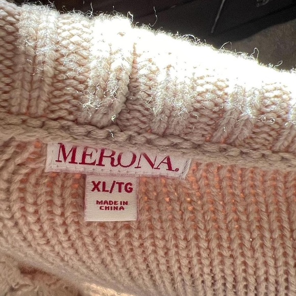 Vintage Merona cable knit chunky button cardigan - Picture 4 of 4